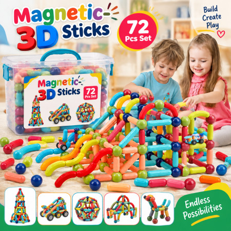 72 pcs set Magnetic-sticks
