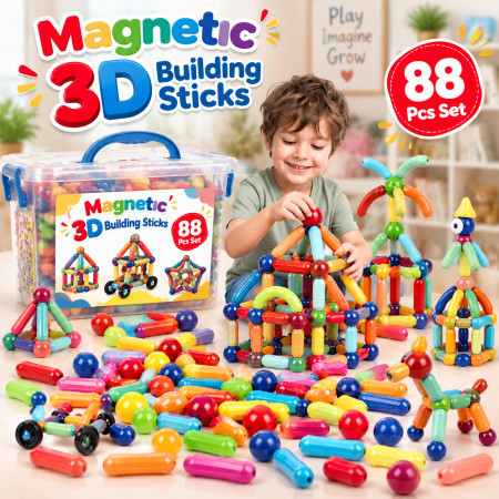 88 pcs set Magnetic-sticks
