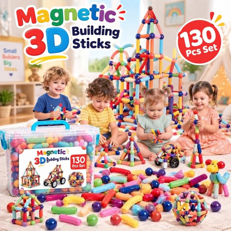 130 pcs set Magnetic-sticks