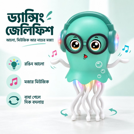 Dancing Musical Jellyfish Toy with 360°